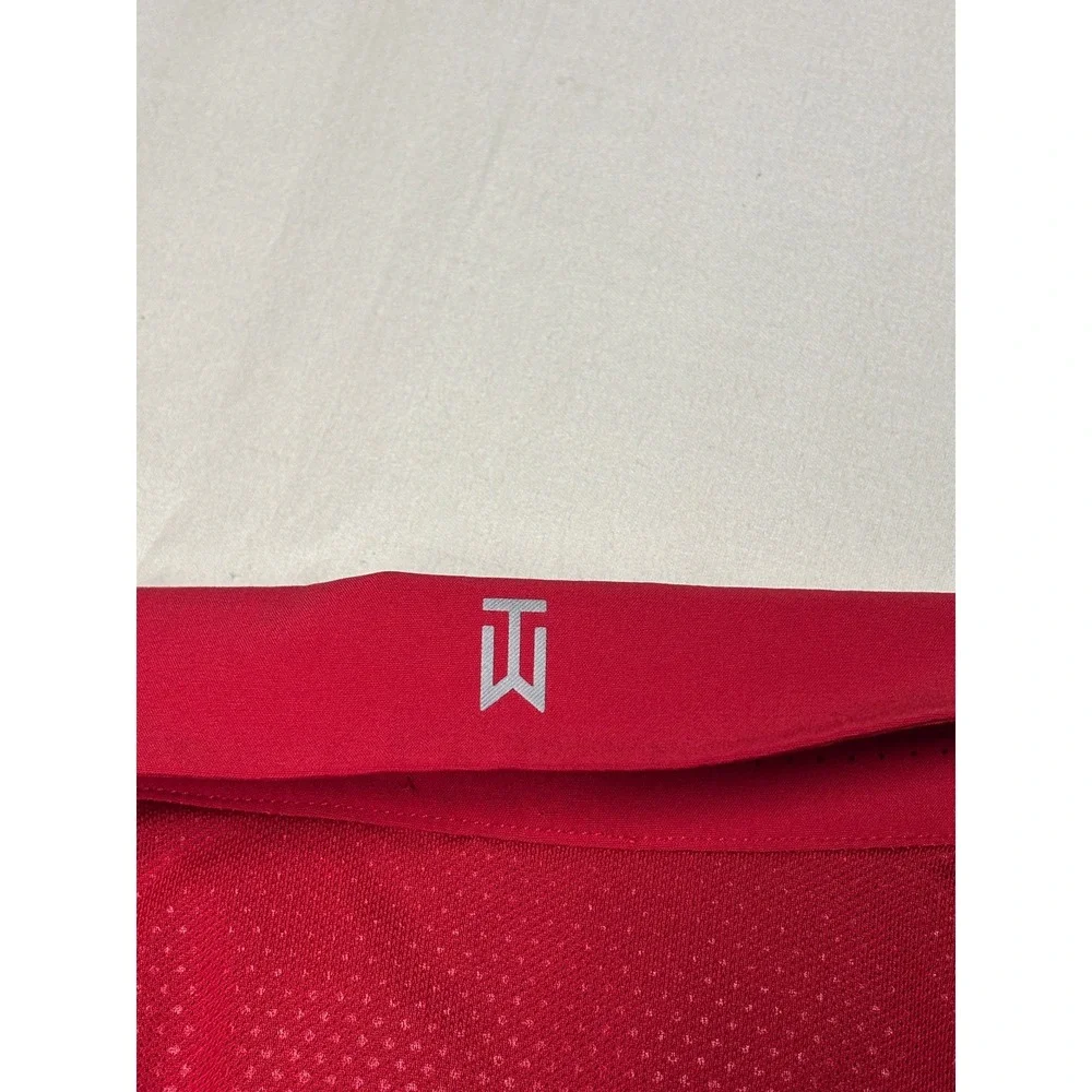 Nike Tiger Woods Collection Mens XL Red Dri-FIT Golf Polo Shirt 639824-687
